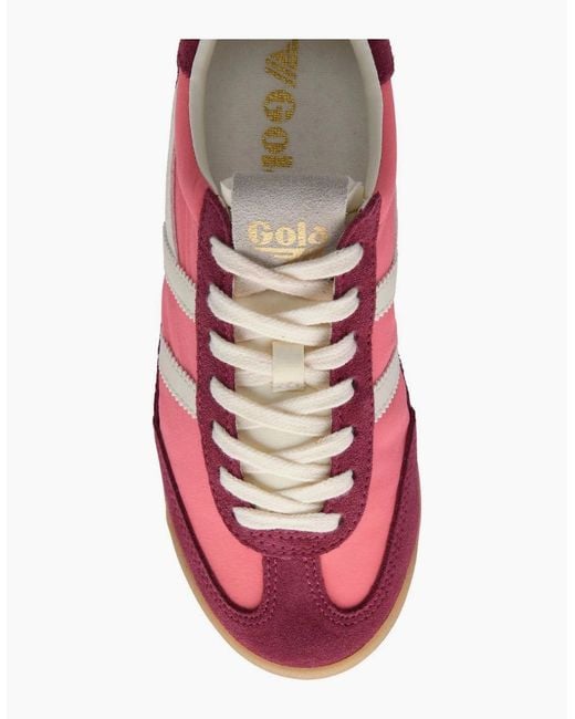 Gola Red Firefly Trainer-Bubblegum/Cerise/Off