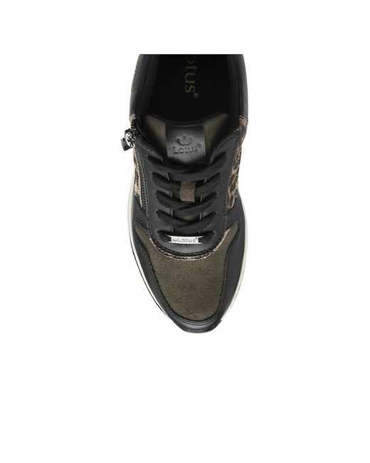 Lotus White Moore Trainers