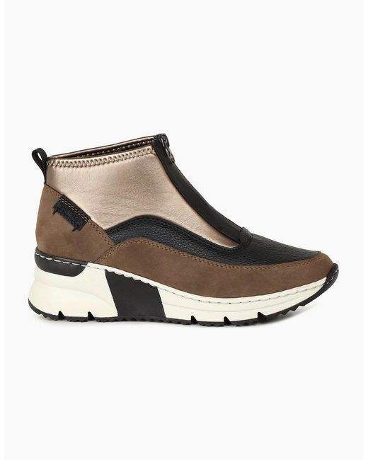 Rieker Brown Greece Ankle Boots