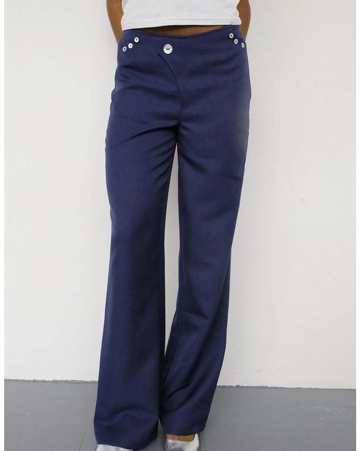 No Emotions UK Blue The Claudia Trousers