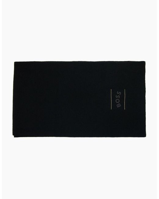 Boss Black Aride Logo Scarf 001 for men