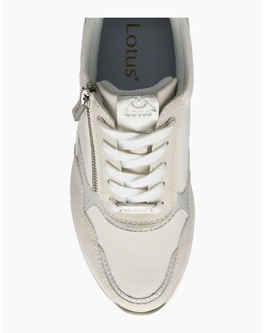 Lotus White Bianchi Trainers