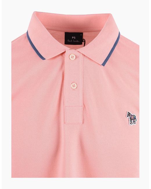 Paul Smith Red Reg Fit Polo Shirt for men