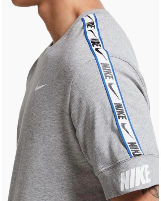 Nike Gray Nsw Repeat T Shirt for men