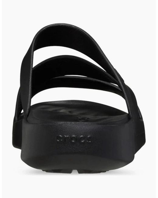 CROCSTM Black Getaway Strappy Thermoplastic Sandals