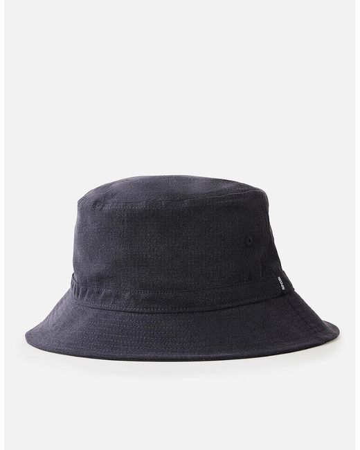 Rip Curl Blue Rip Curl Brand Bucket Hat for men