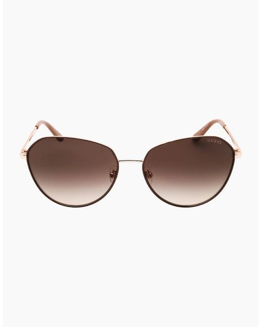 Guess Brown Matte Sunglasses