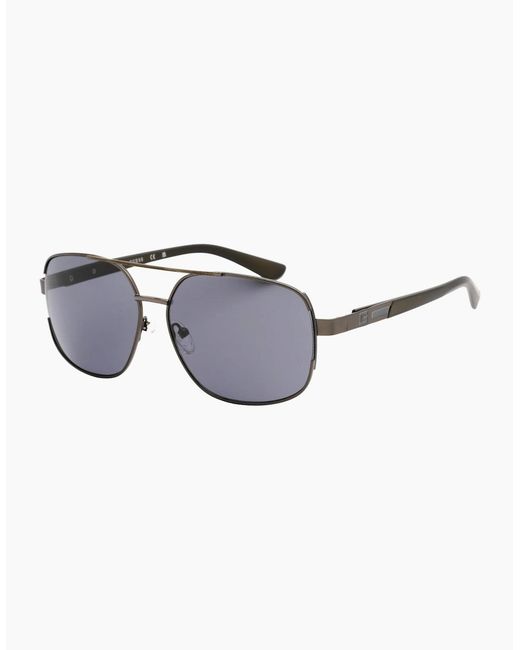 Guess Blue Gf0227 08A Dark Sunglasses for men