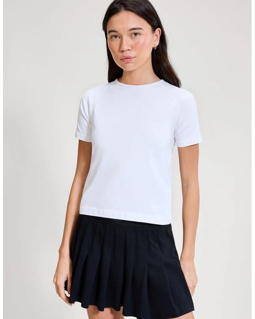 Ellesse White La Bella Ss Fitted T-Shirt for men