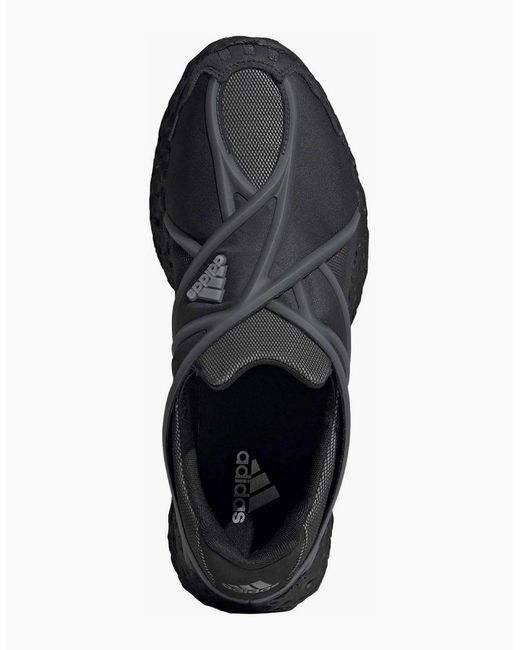 Adidas Black Zponge Flux Low Top Sneakers for men