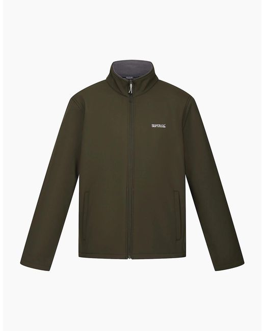 Regatta Green Cera V Wind Resistant Soft Shell Jacket for men
