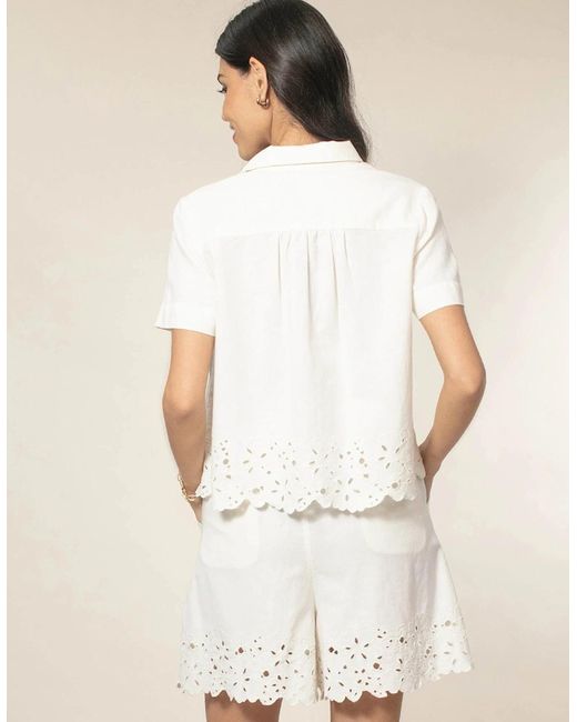 Nooki Design White Jericho Shorts
