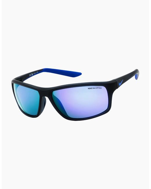 Nike Blue Adrenaline 22 M Matte Obsidian Sunglasses