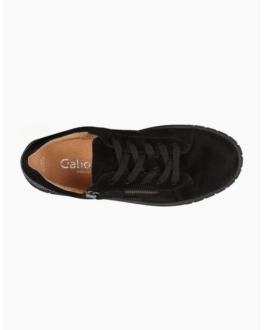 Gabor Black Ferry Trainers
