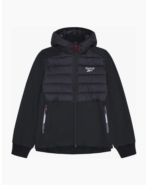Reebok Blue Rb1562 Mixed Media Jacket for men