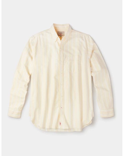 aubi Natural Aldridge Oxford Button Down Shirt for men