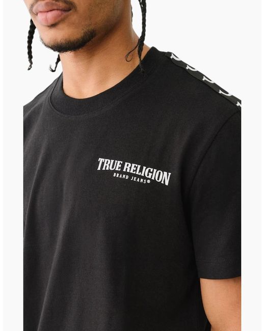 True Religion Black 10751354 T Shirts for men
