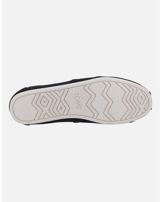 TOMS Black Alpargata 100% Cotton Espadrilles for men