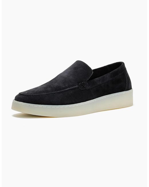 Hudson Black Hawkins Suede Loafer for men