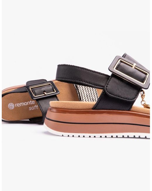 Remonte Black Jocelyn4 Sandals