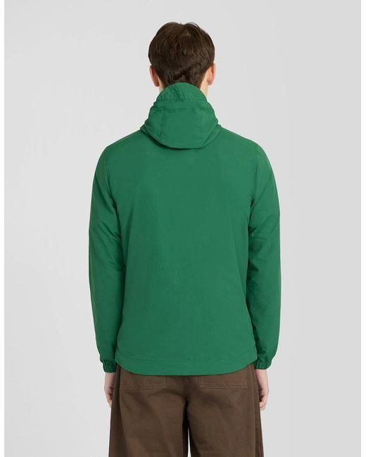 Lyle & Scott Green Water Resistant Hooded Jacket for men