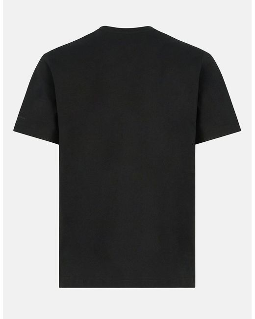 Moose Knuckles Black Leo Logo T Shirt for men