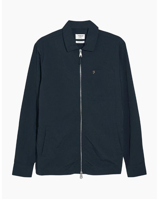 Farah Blue Overshirt for men