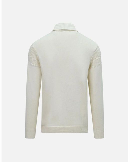 Gabicci Blue Emilio Nautical Style Roll Neck, Long Sleeve Sweater for men