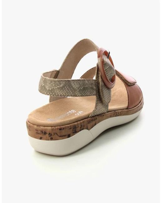 Remonte Brown Jocelyn Sandals Tan