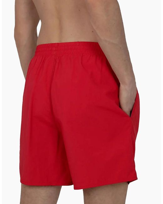 Speedo Red Essential 16 Swim Shorts for men