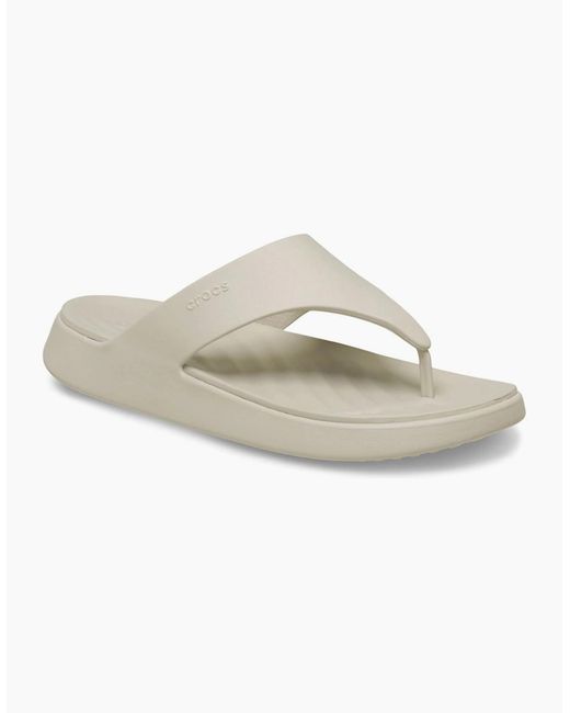 CROCSTM White Getaway Triangle Eva Frappe Sandals