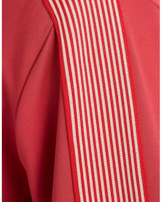 Lyle & Scott Red Striped Taped Track Jacket for men