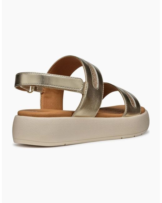 Geox Brown D Camalei Light Sandals