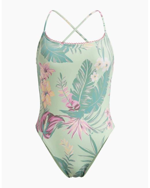 Roxy Green Into The Sun One Piece Swimsuit