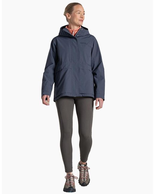 Craghoppers Blue Ladies National Trust Cinquefoil Waterproof Jacket