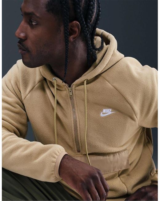 Nike Green Hooded Neck Raglan Sleeve Sweatshirt for men