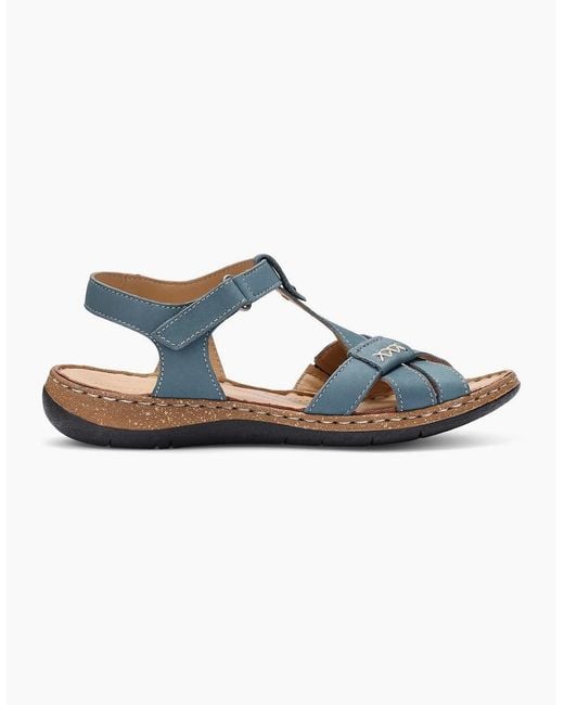 Hotter Blue Reya Sandals