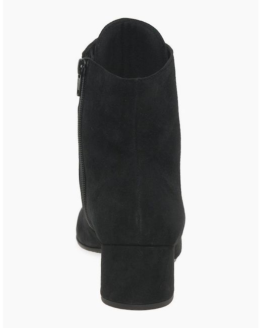 Gabor Black Aspen Ankle Boots