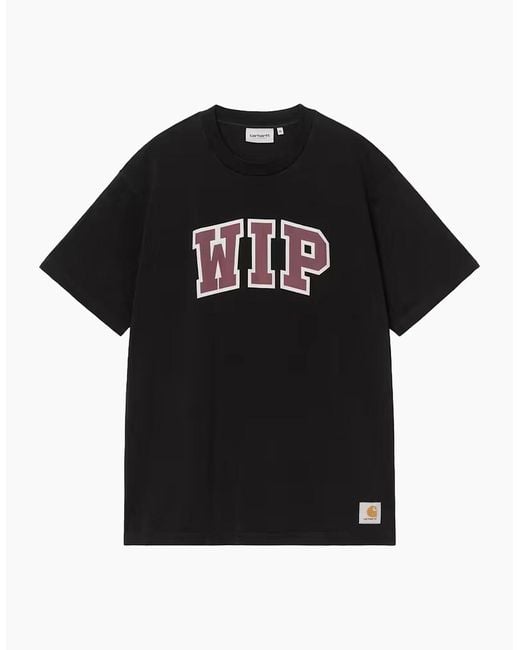 Carhartt Black S/S Wip Iii T-Shirt/Heavy Stone Wash for men