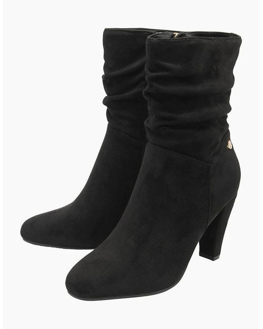 Lotus Black Tivona Ankle Boots