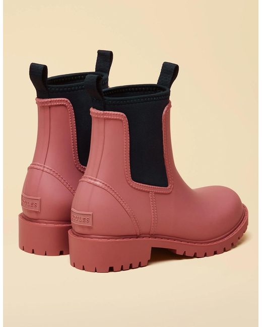 Joules Red Oakfield Wellingtons