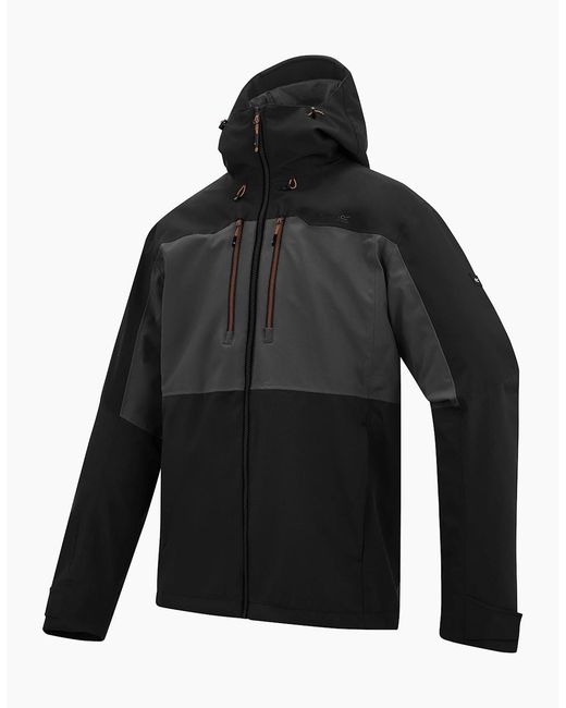 Regatta Black Maland Ii Waterproof Jacket for men