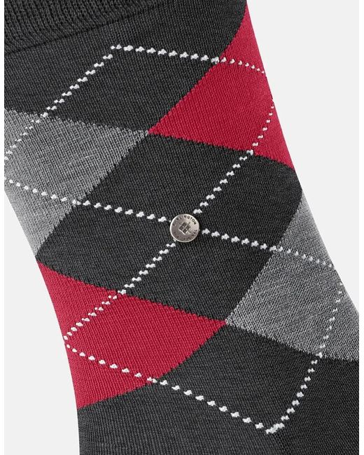 Burlington Black Manchester Socks Anthracite Melange