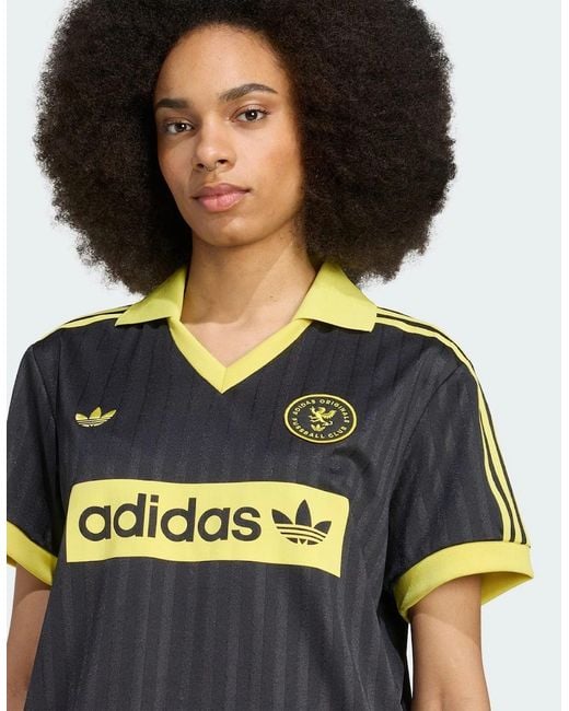 Adidas Black Originals Football-Inspired Jersey