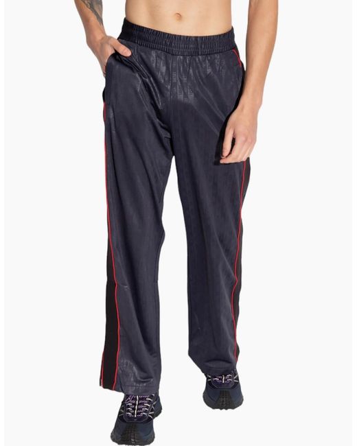 DIESEL Blue P-Mekanis 0Bhat Trousers Monogram Printed Straight Leg for men