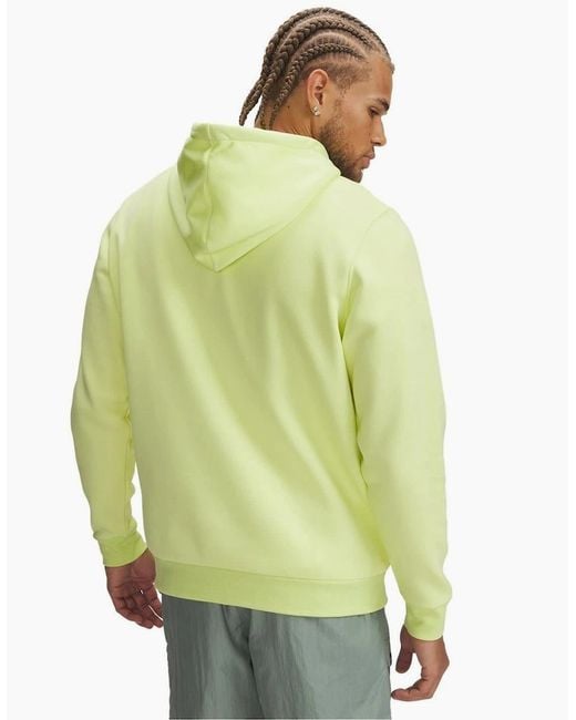 Under Armour Green Icon Fleece Hoodie for men