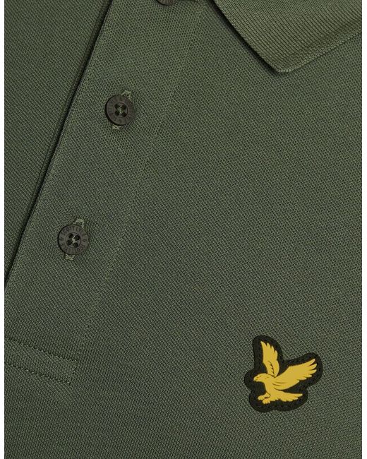 Lyle & Scott Green Technical Polo Shirt for men