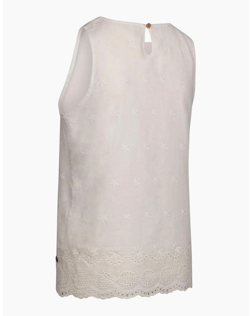 Trespass White Ladies Zadie Sleeveless Casual Top