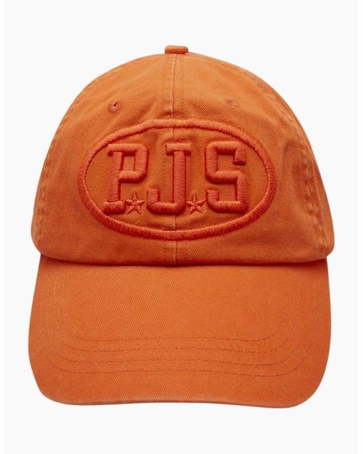 Parajumpers Orange Pjs Logo Marigold Cap