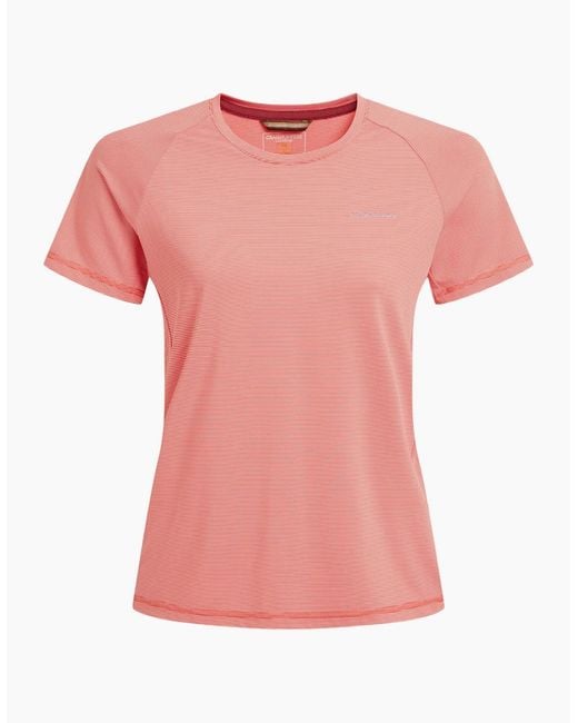 Craghoppers Pink Ladies Ellie Short-Sleeved T-Shirt